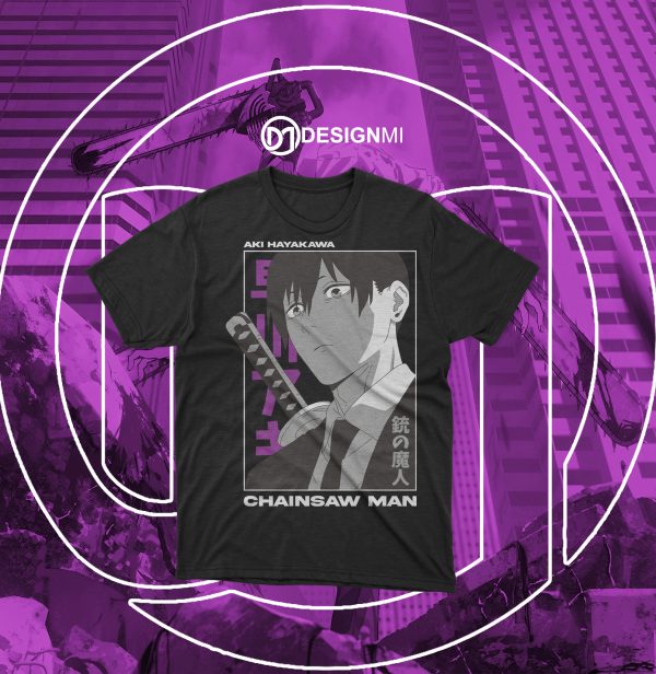 chainsaw man t-shirt designs collection - Image 5