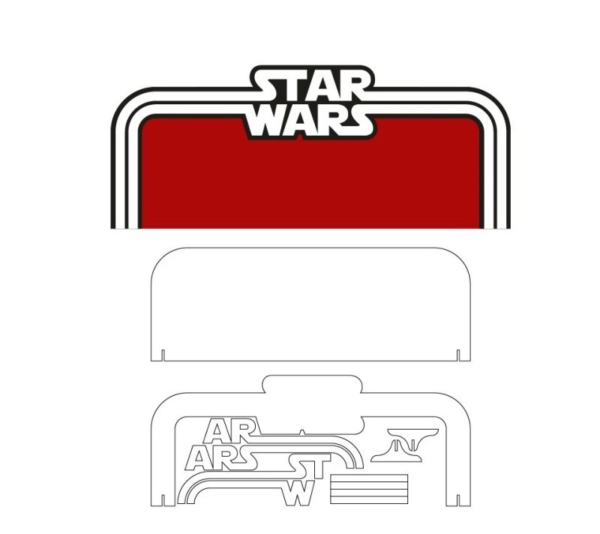 100 Star  wars Laser Cut files dxf,cdr,ai,dwg - Image 76