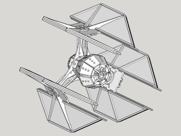 100 Star  wars Laser Cut files dxf,cdr,ai,dwg - Image 92