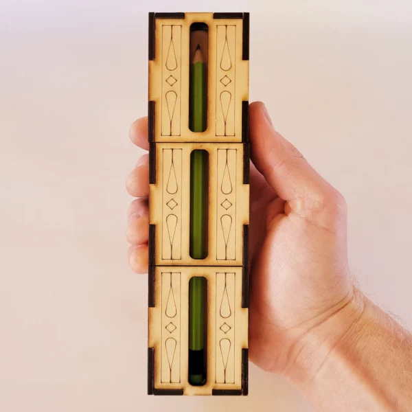 Magic Pencil Box Laser Cutter Plans SVG DXF PDF - Image 2
